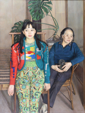 Still Moments
Yang Feiyun (b. 1954)
Oil on canvas
1993
H. 130 cm x W. 97 cm
Gift of the artist
HKU.P.1994.1004